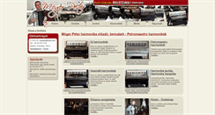 Desktop Screenshot of harmonikamoger.hu